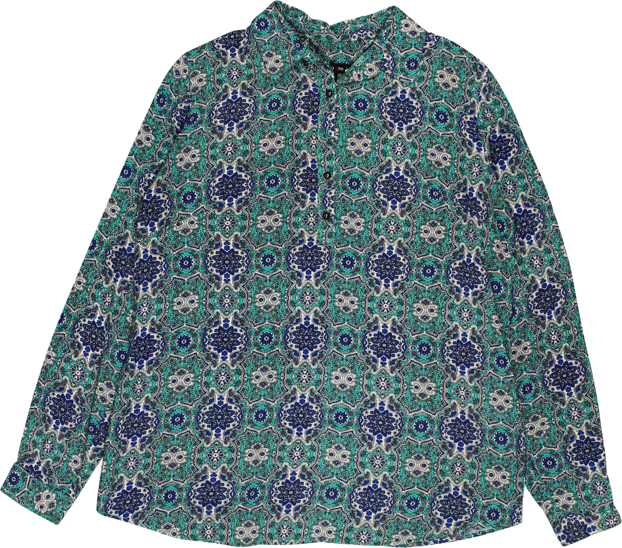 00's Boho Print Shirt