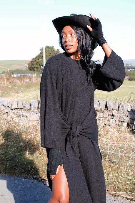 Arizona Knit Dress in Noir