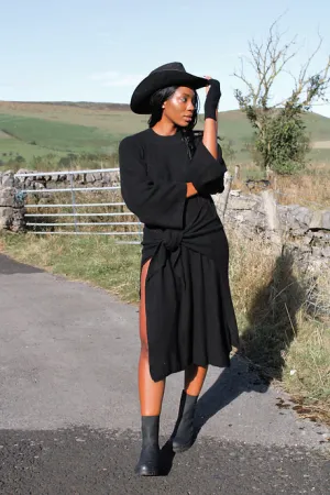Arizona Knit Dress in Noir