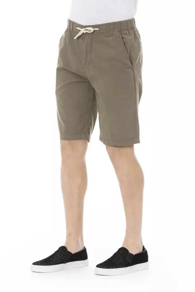Baldinini Trend Grøn Bomuld Shorts