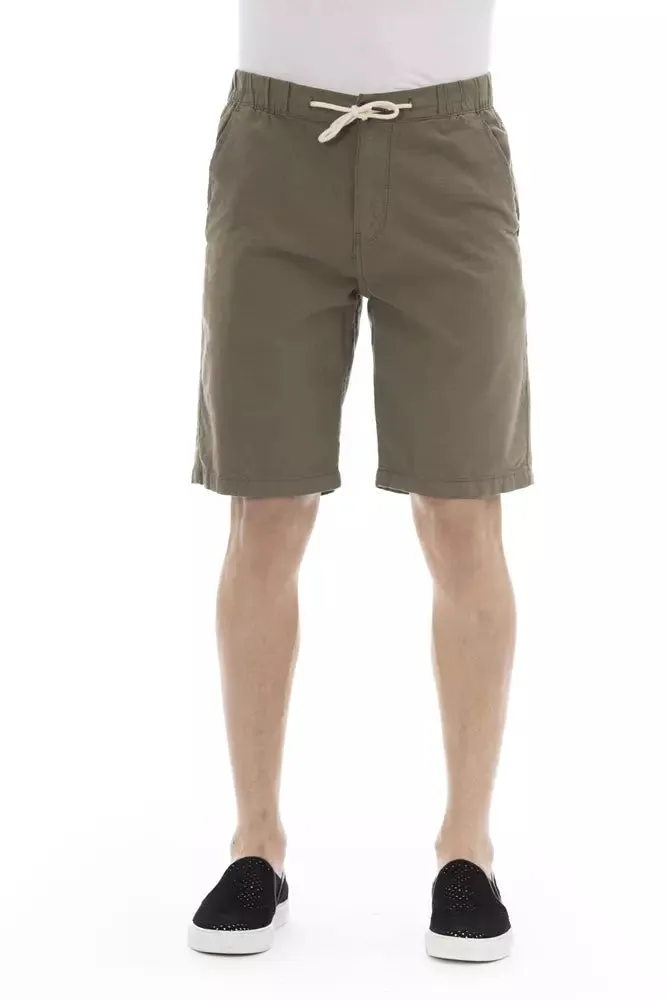 Baldinini Trend Grøn Bomuld Shorts