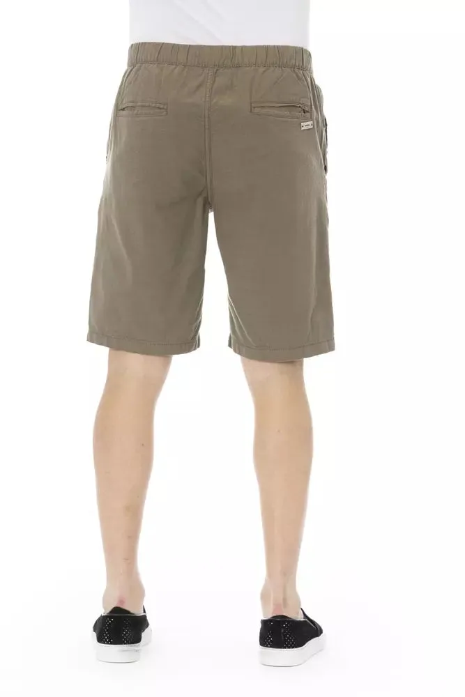 Baldinini Trend Grøn Bomuld Shorts