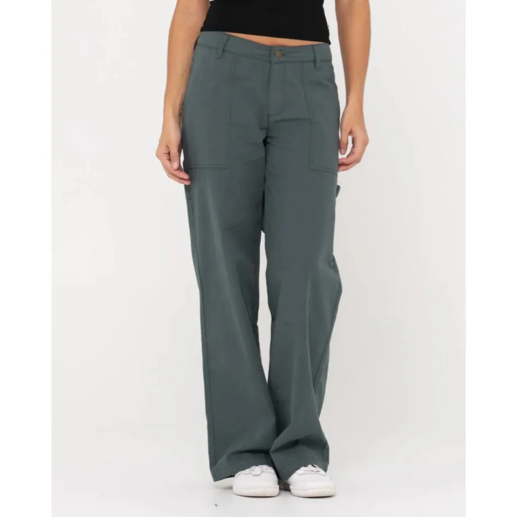 Billie Low Wide Carpenter Ribstop Pant