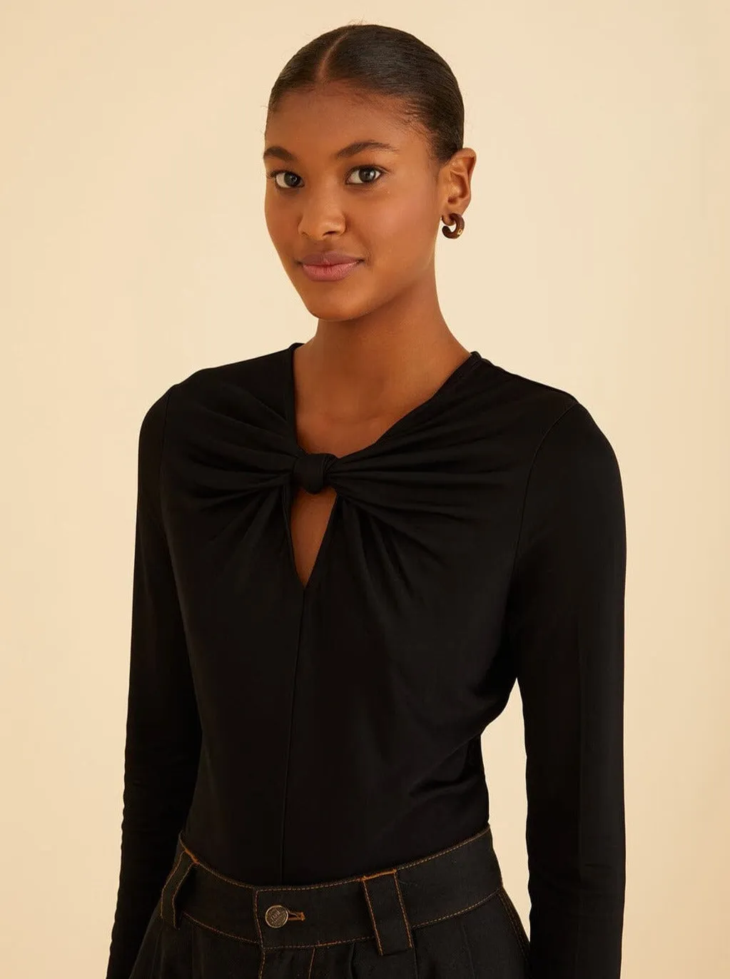 Black Long Sleeve Bodysuit