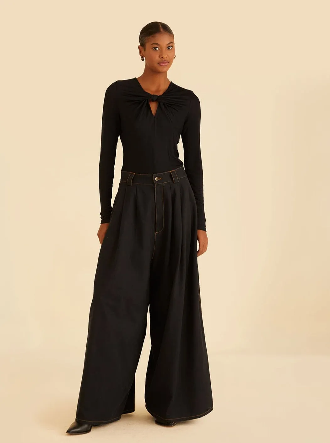 Black Long Sleeve Bodysuit