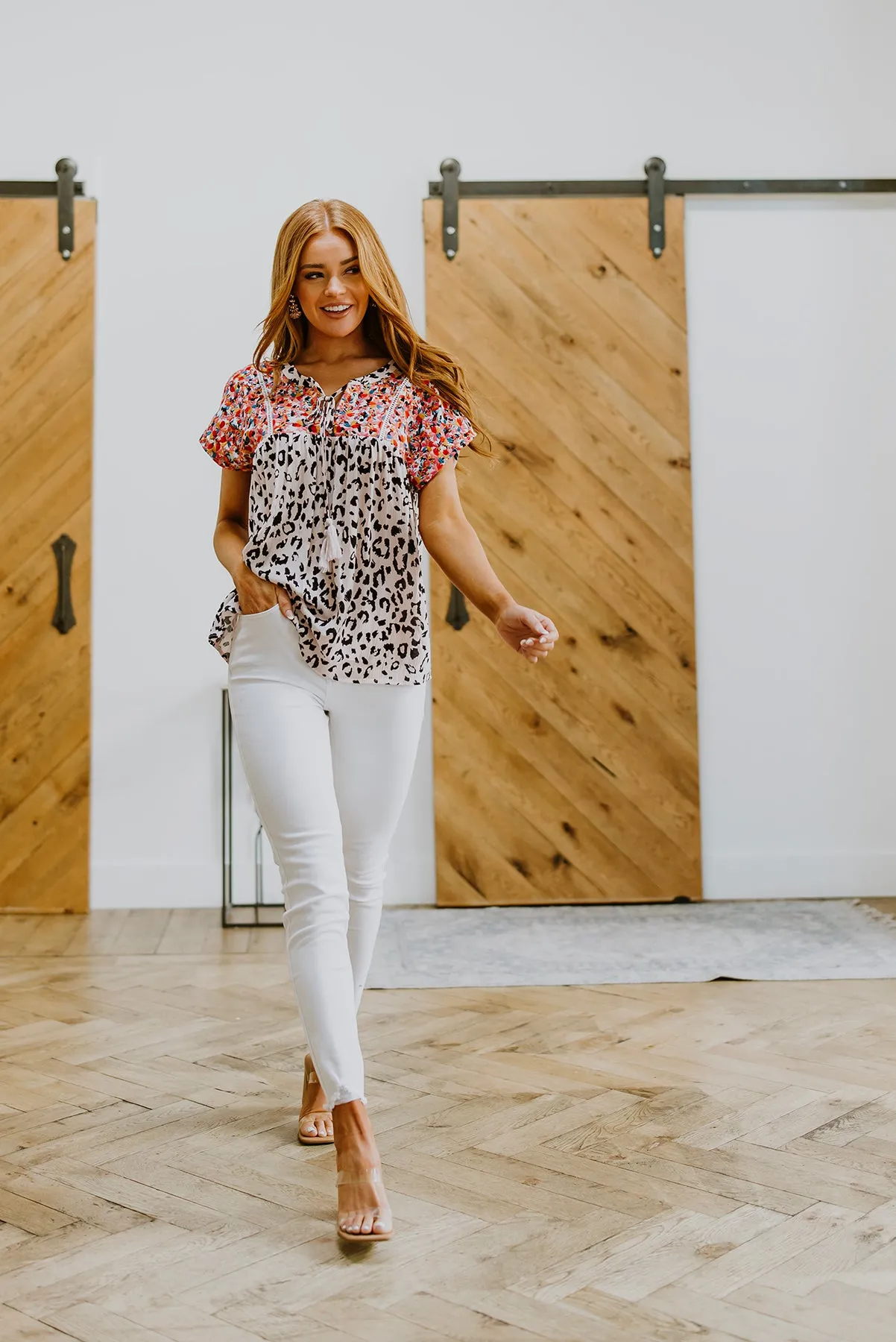 Bohemian Dreams Leopard Top - 2/21/2023