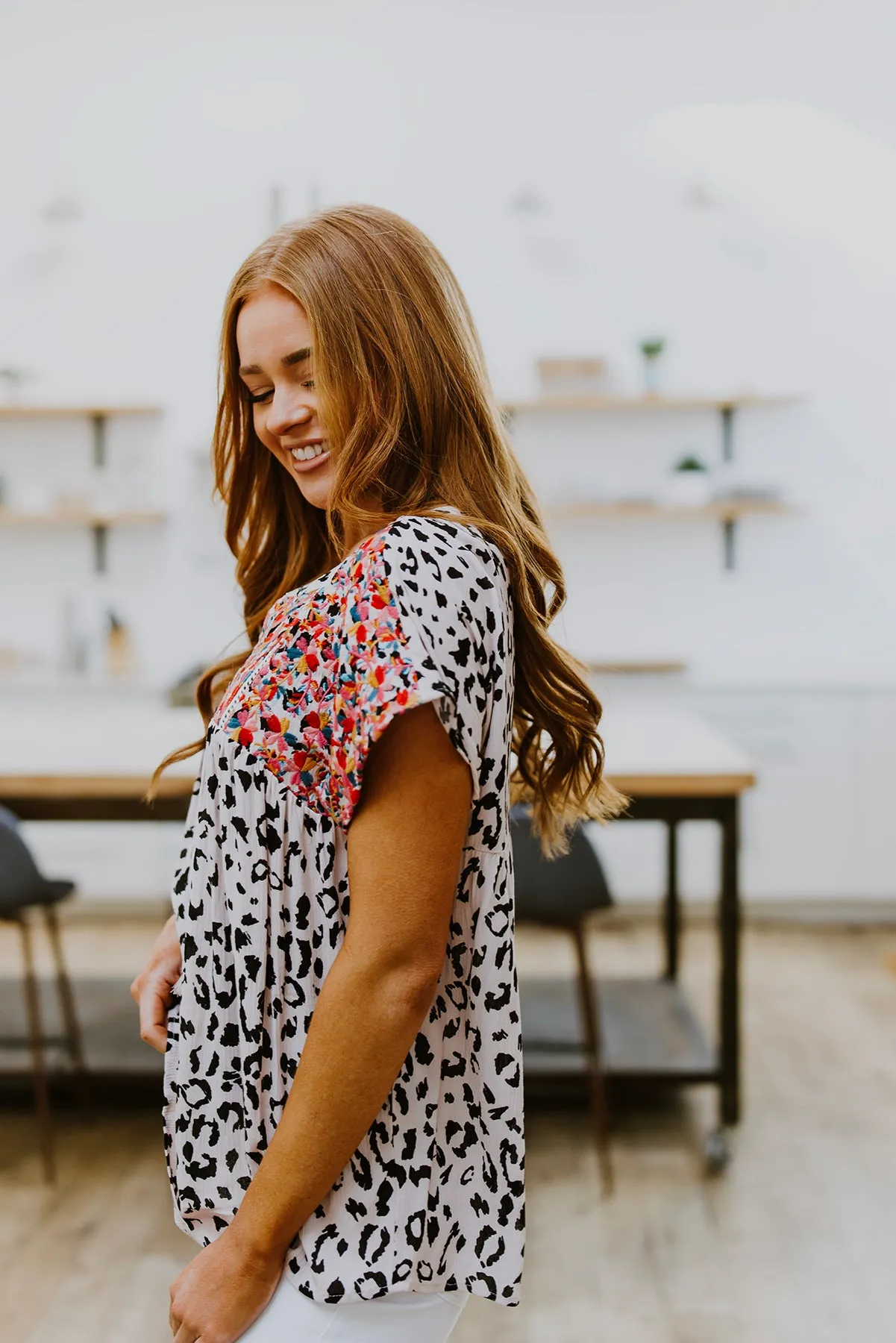 Bohemian Dreams Leopard Top - 2/21/2023
