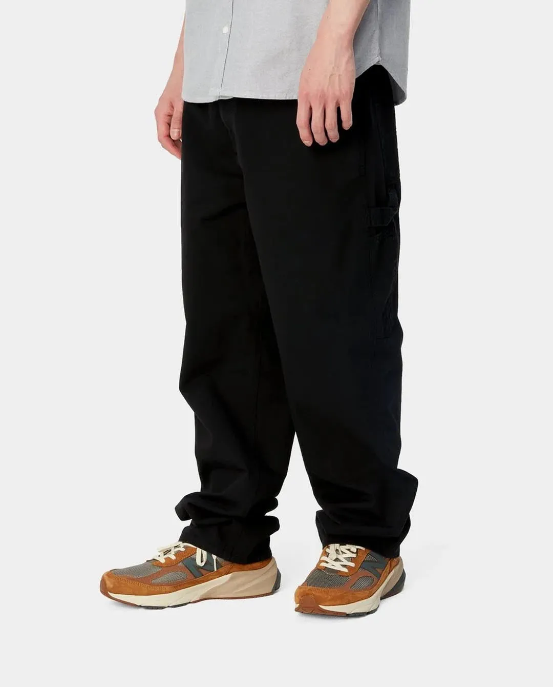 Carhartt WIP - Single Knee Pant - Black Garment Dyed