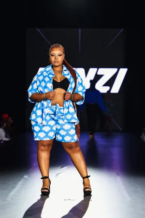 Clouds Drawstring Shorts
