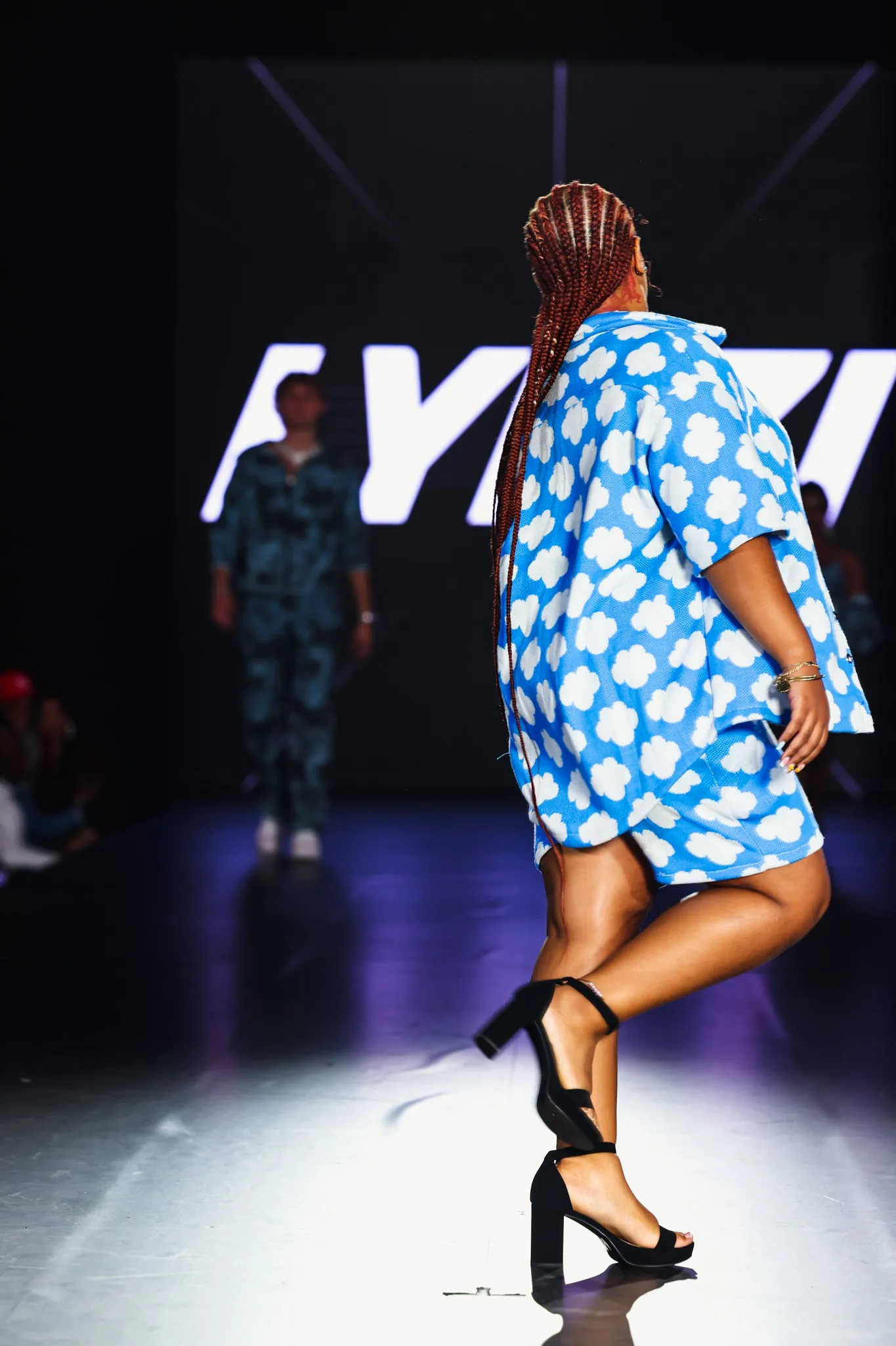 Clouds Drawstring Shorts