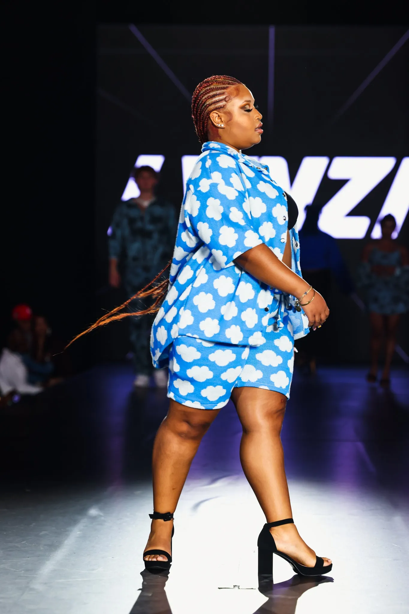 Clouds Drawstring Shorts
