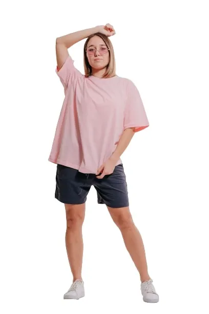 Colorful Comfy Sweatshorts-Grey