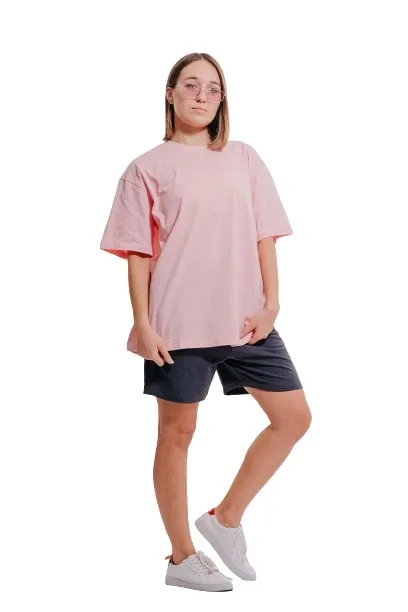 Colorful Comfy Sweatshorts-Grey