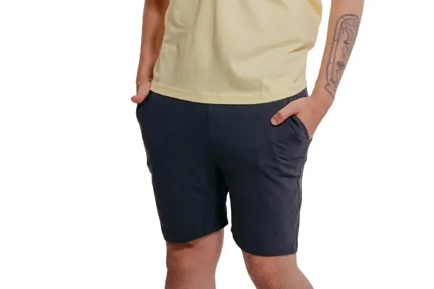 Colorful Comfy Sweatshorts-Grey