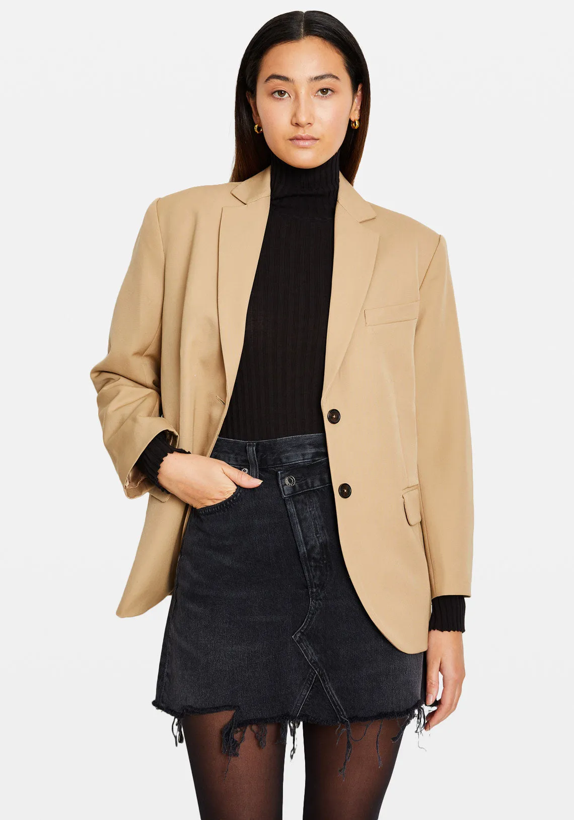 CRISS CROSS SKIRT IN HITCHHIKE