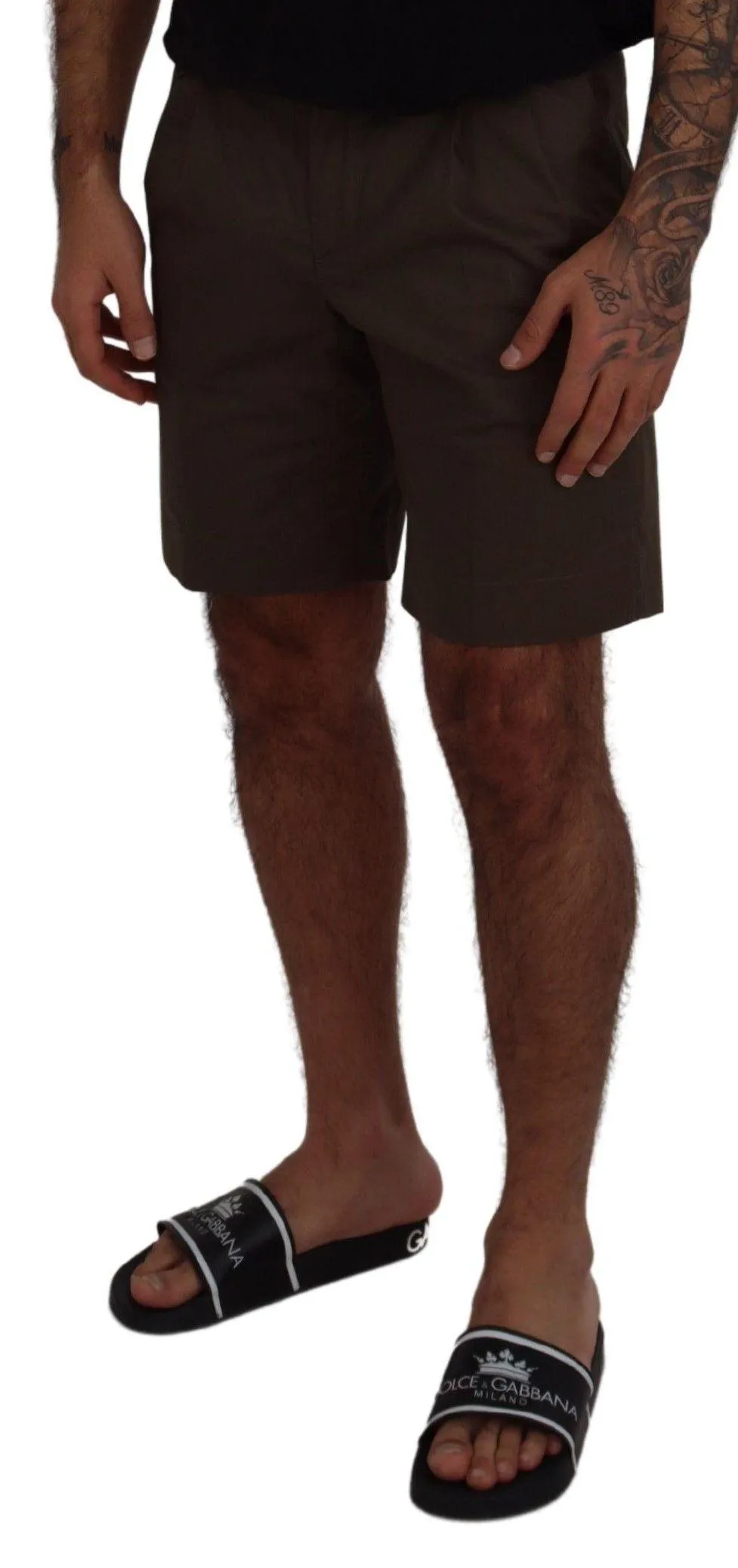 Dolce & Gabbana Grøn Bomuld Shorts