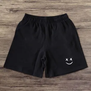 Fashion printed sports casual pants trendy loose straight leg pants