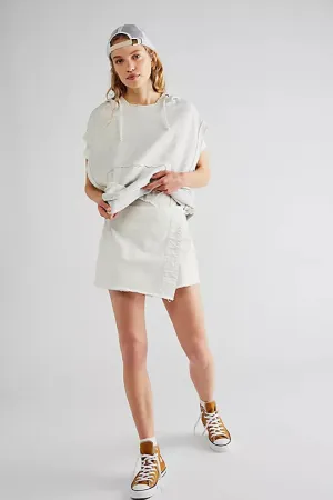 FREE PEOPLE EMMY DENIM SKORT
