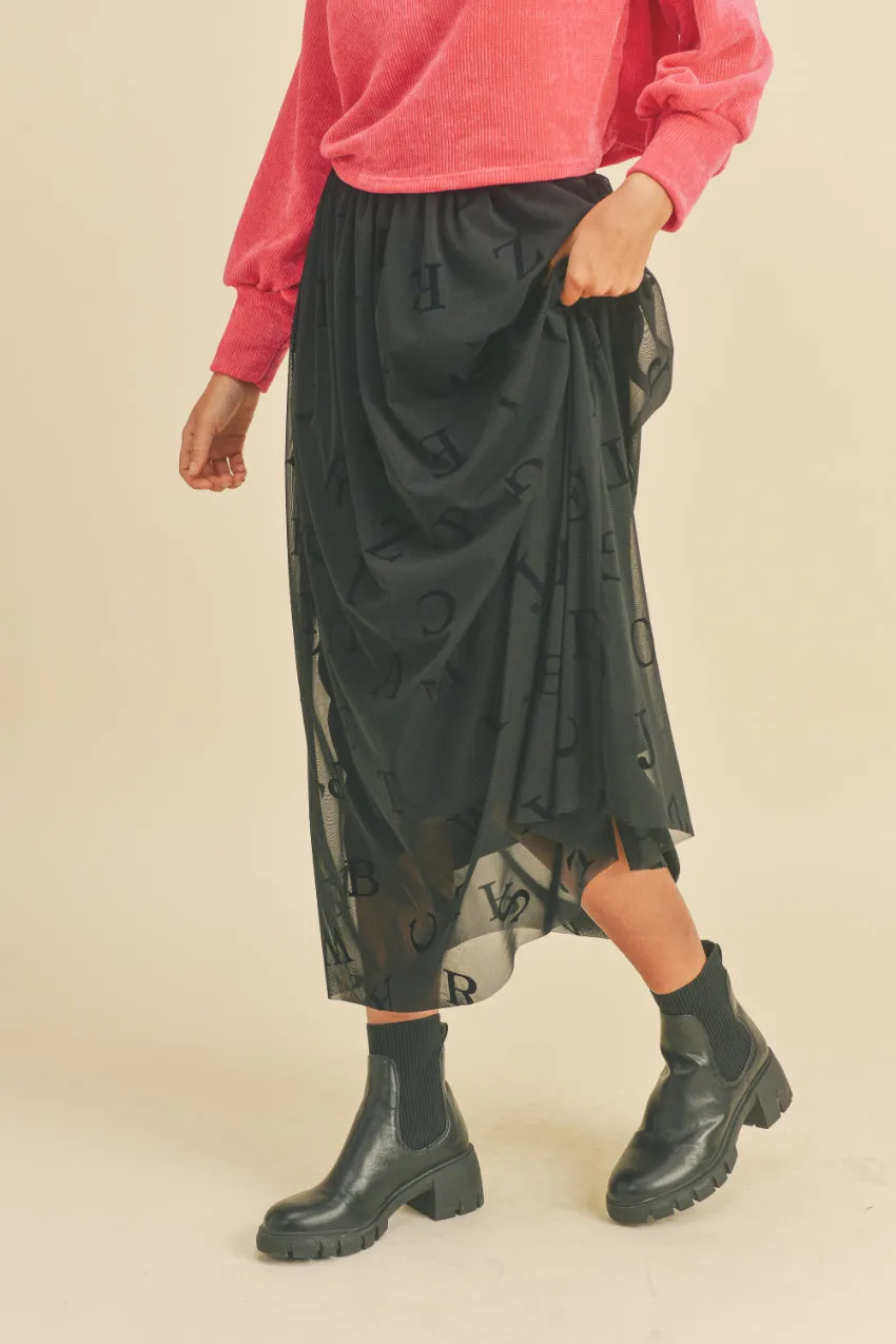 Letters Skirt