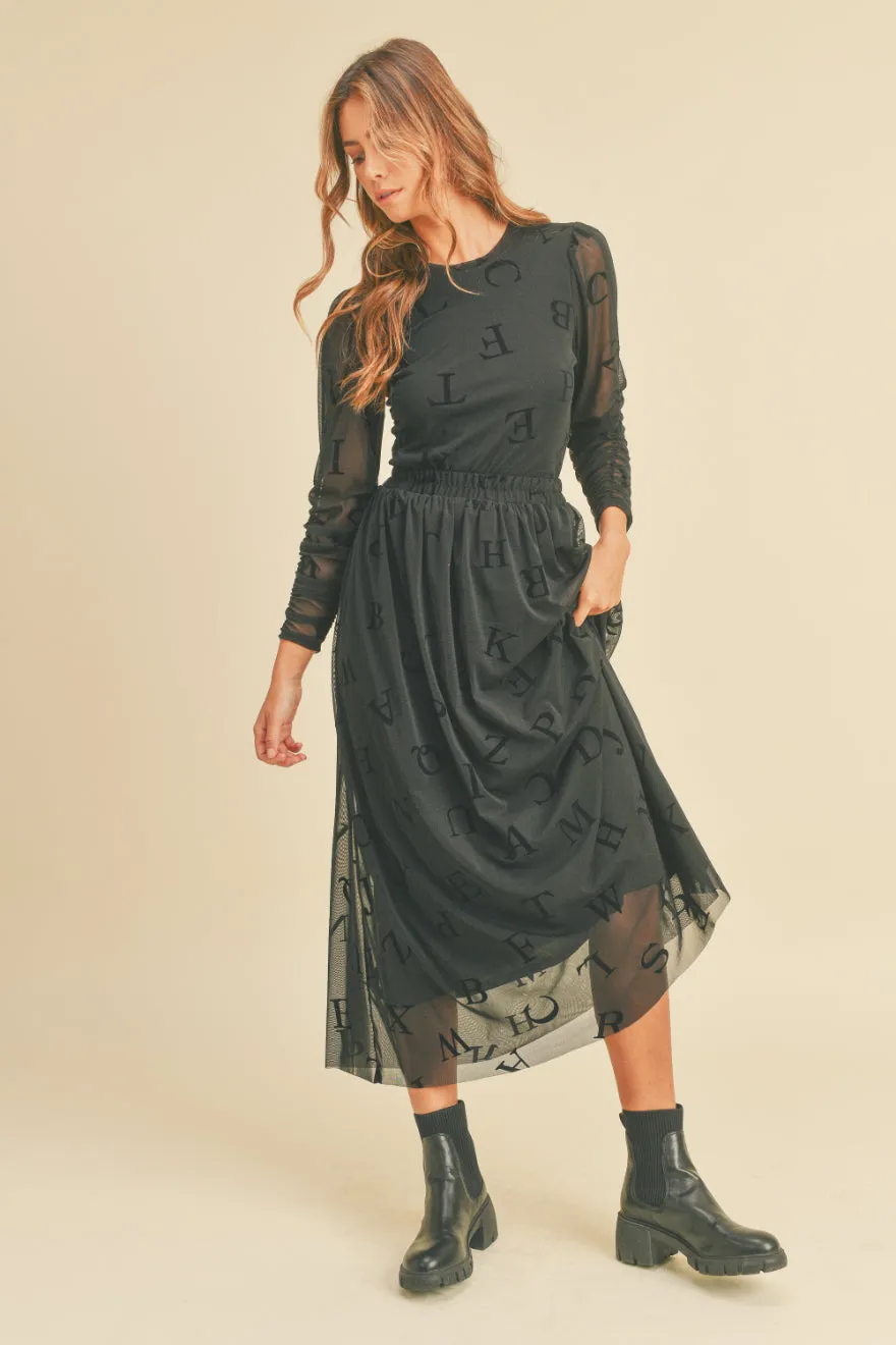 Letters Skirt