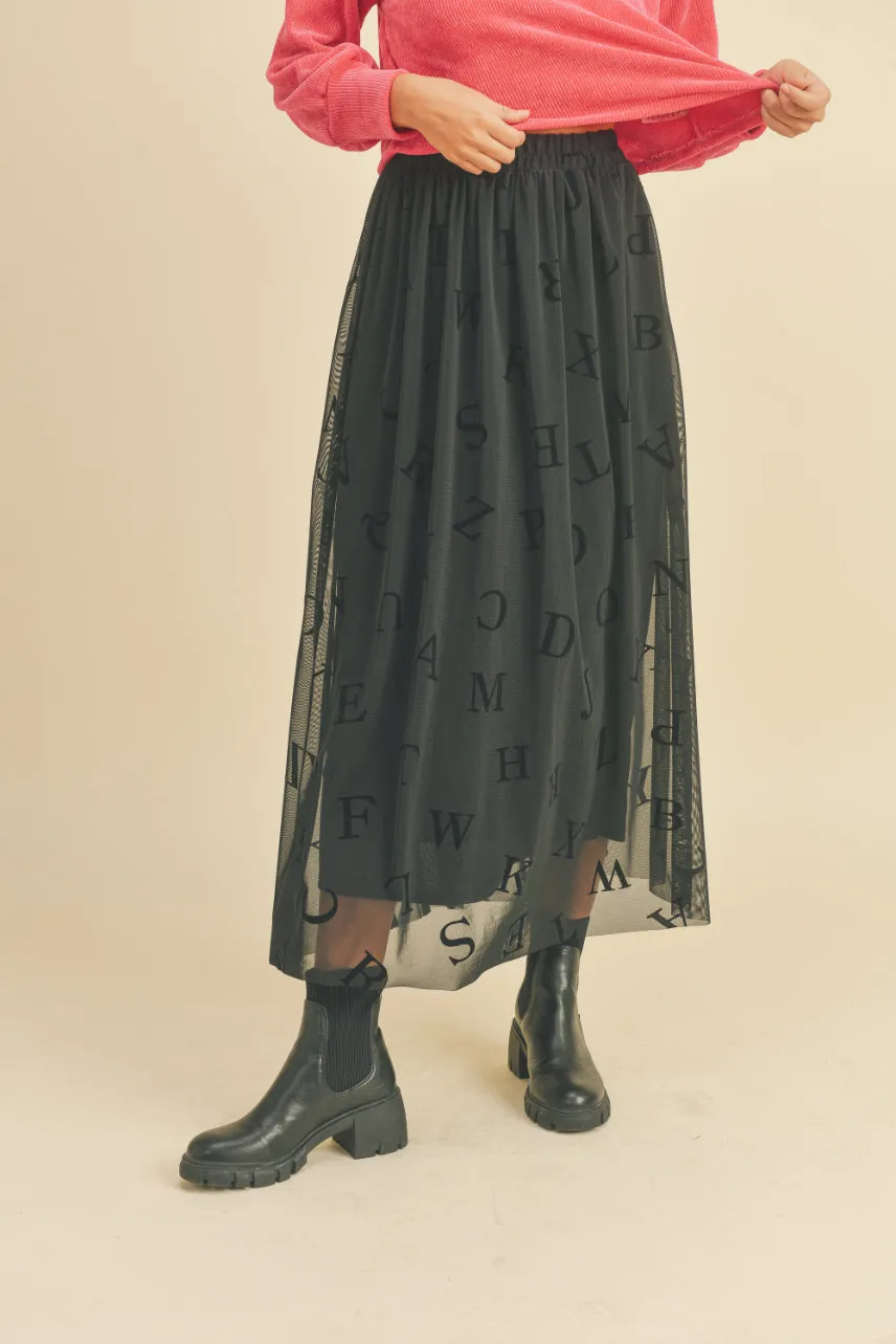 Letters Skirt