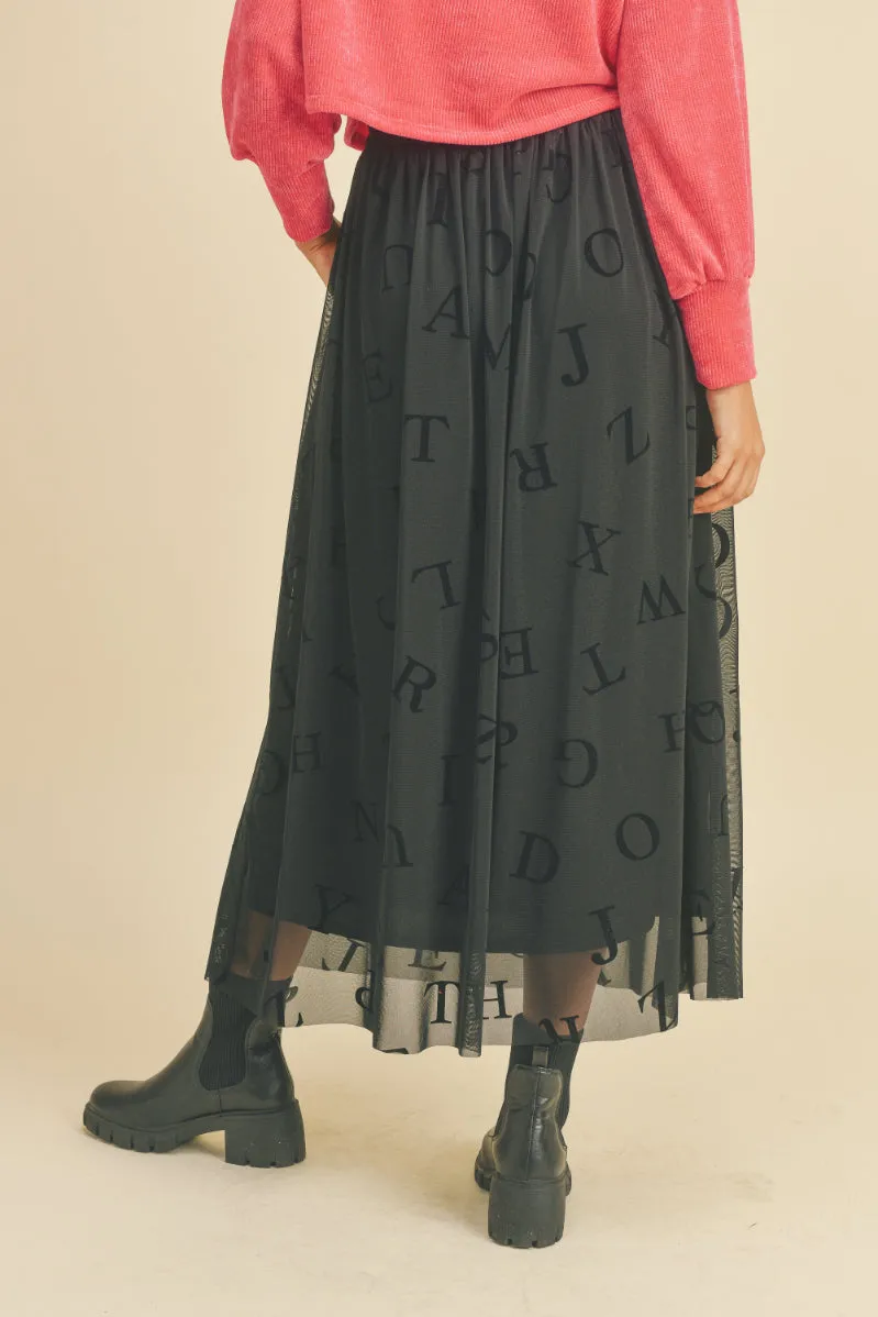 Letters Skirt