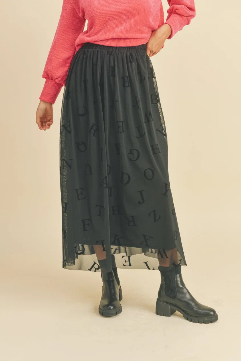 Letters Skirt