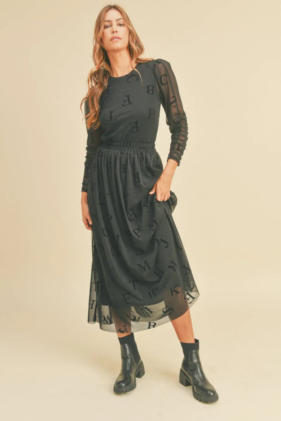 Letters Skirt