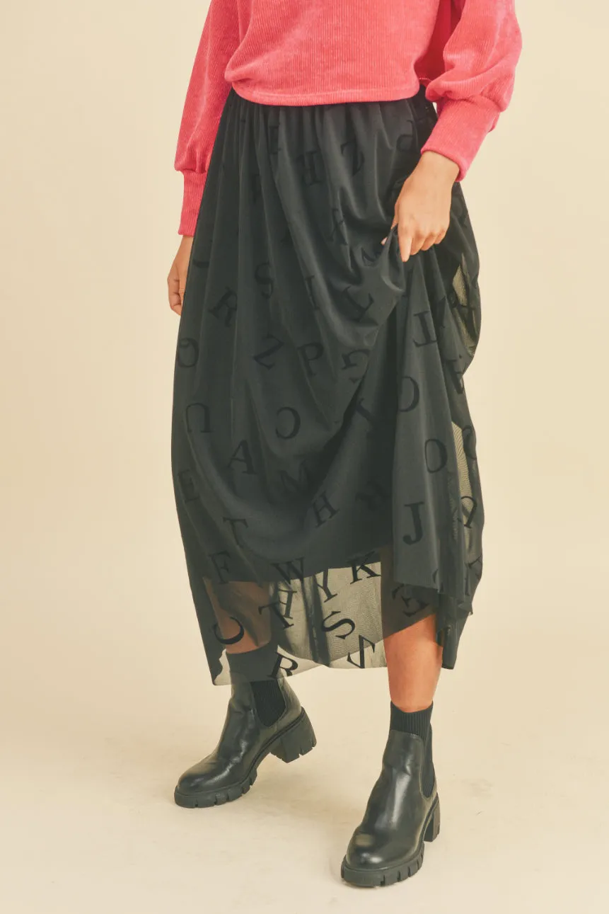 Letters Skirt