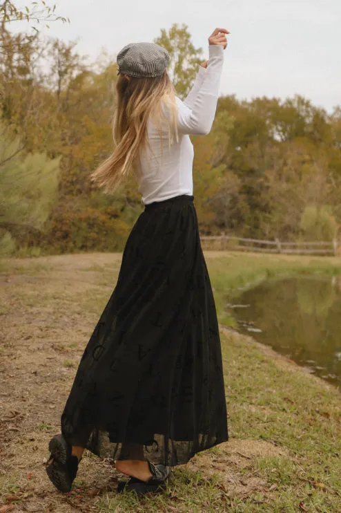 Letters Skirt