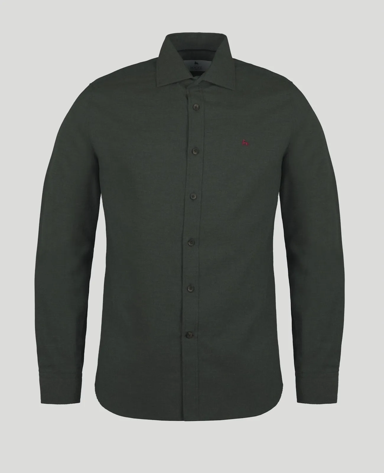 Magee - Tullagh Classic Button Down Shirt, Forest Green