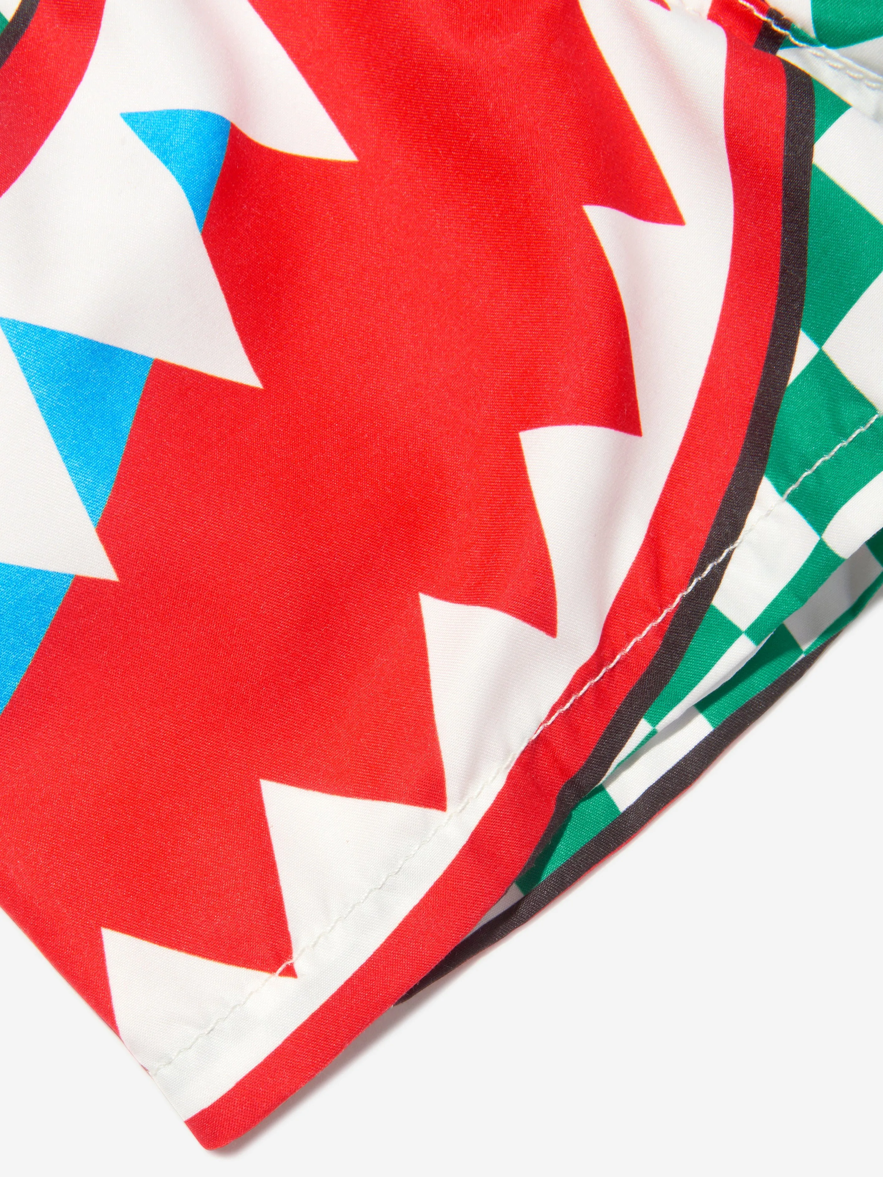 MC2 Saint Barth Boys Check Shark Attack Swim Shorts