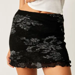 Poppy Mesh Mini Skirt