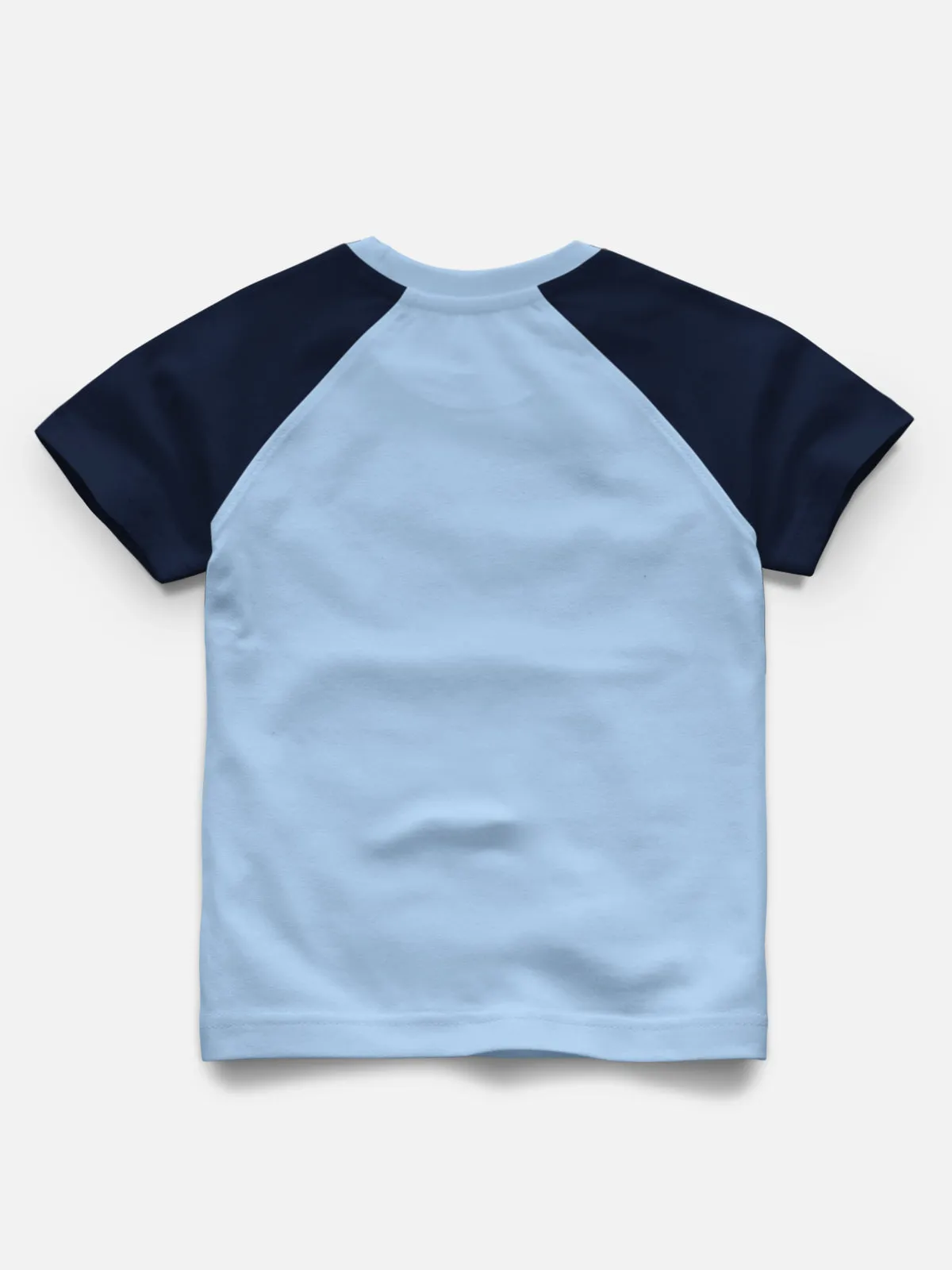 Raglan Half Sleeve Printed Tshirt with Comfy Solid Shorts for Infants & Boys - Pack of 2 (1 Tshirt & 1 Shorts)