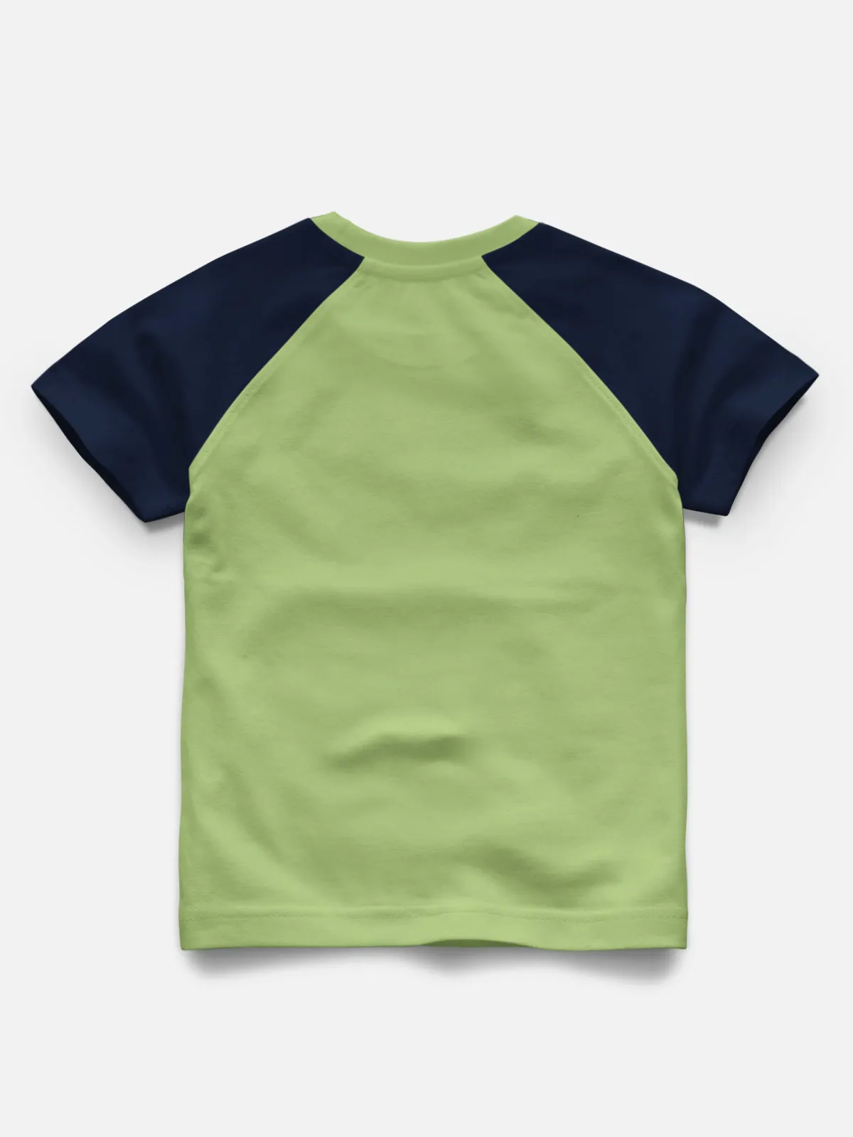 Raglan Half Sleeve Printed Tshirt with Comfy Solid Shorts for Infants & Boys - Pack of 2 (1 Tshirt & 1 Shorts)