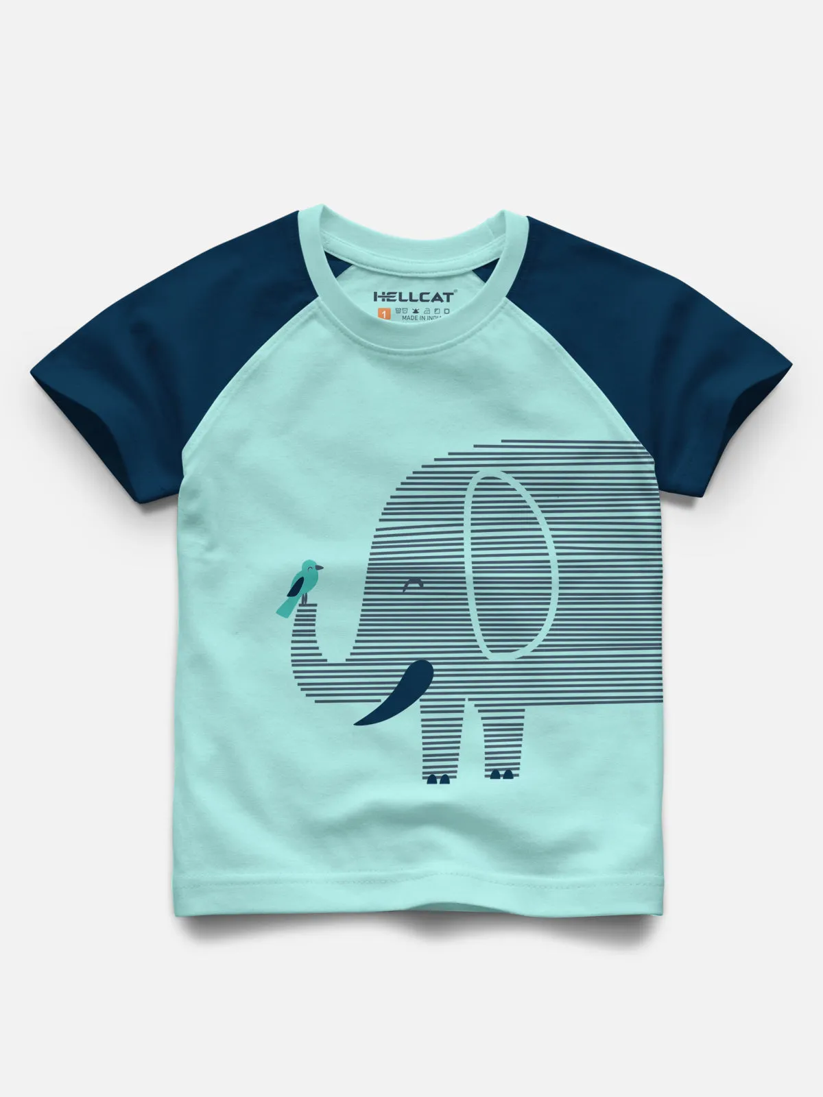 Raglan Half Sleeve Printed Tshirt with Comfy Solid Shorts for Infants & Boys - Pack of 2 (1 Tshirt & 1 Shorts)