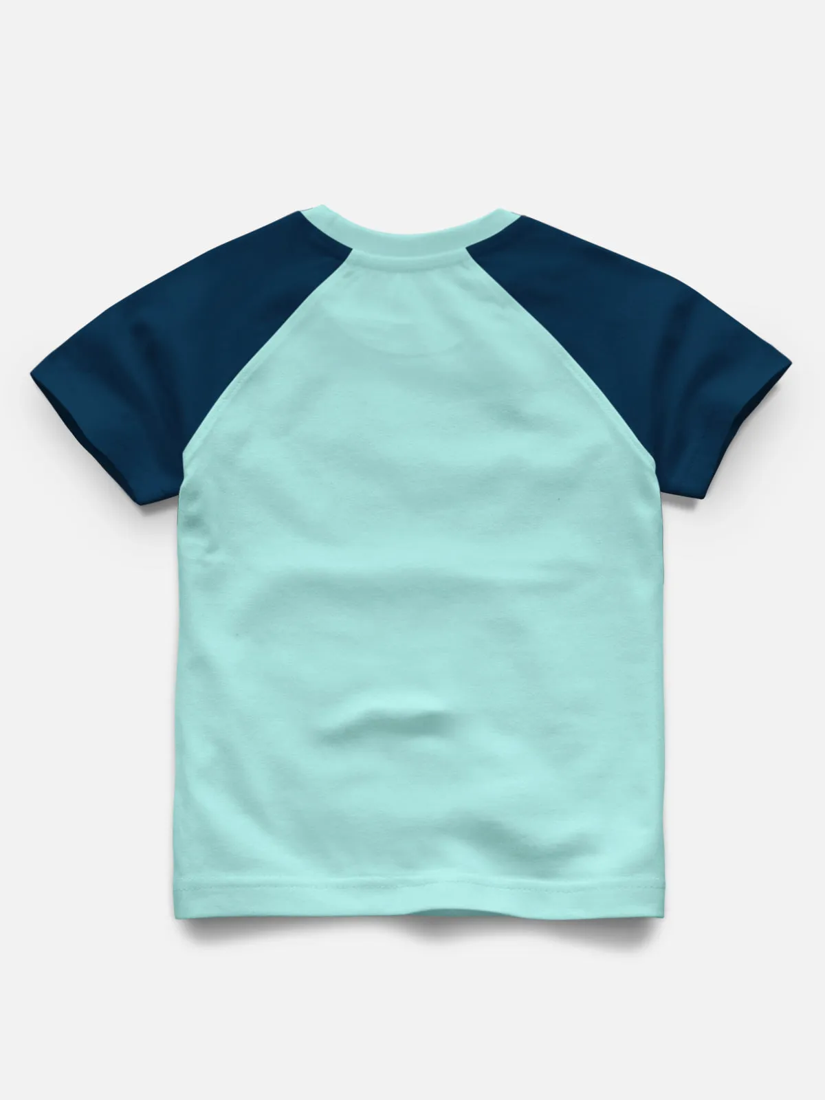 Raglan Half Sleeve Printed Tshirt with Comfy Solid Shorts for Infants & Boys - Pack of 2 (1 Tshirt & 1 Shorts)