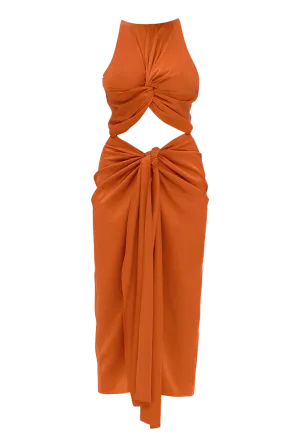 Reni Cut-Out Midi Dress