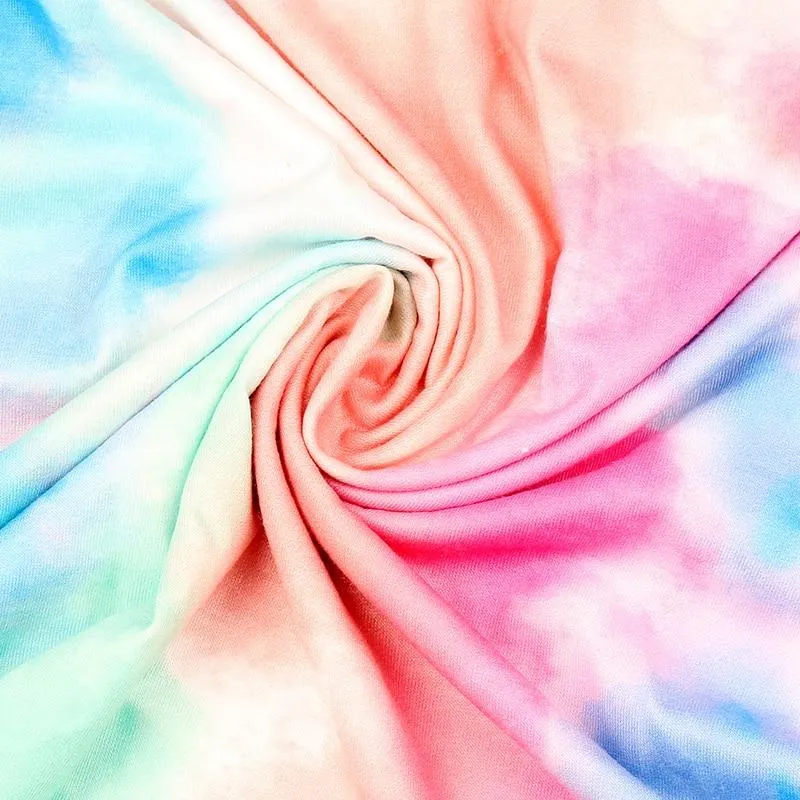 Summer Sexy Frauen Tie Dye Druck Kurz T Shirt