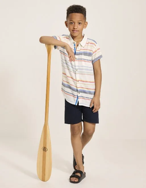 Summer Stripe Button Down Shirt