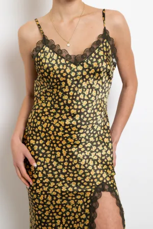 Sunflower Lace Trim Slip Dress