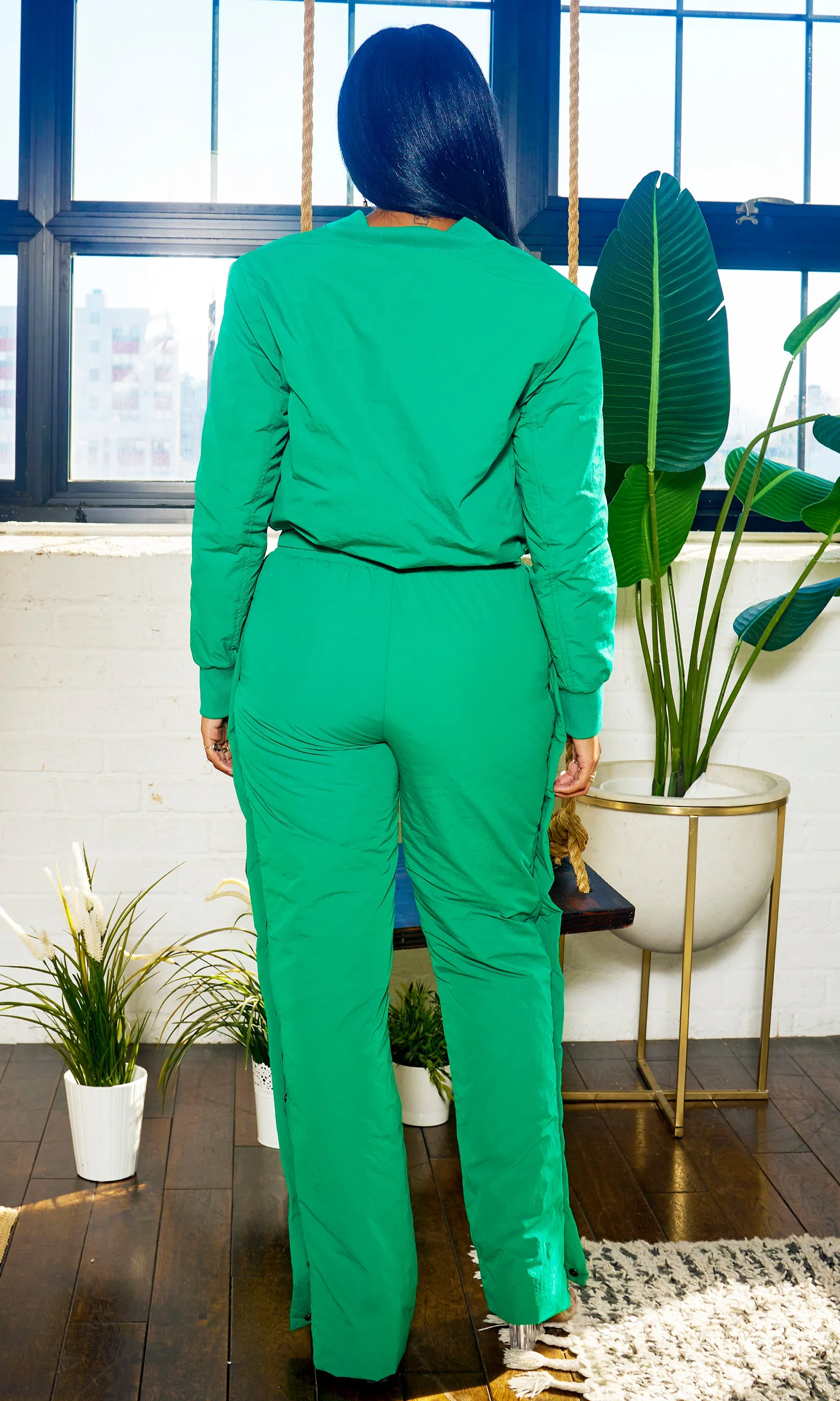 Utility Tracksuit Set - Green FINAL SALE