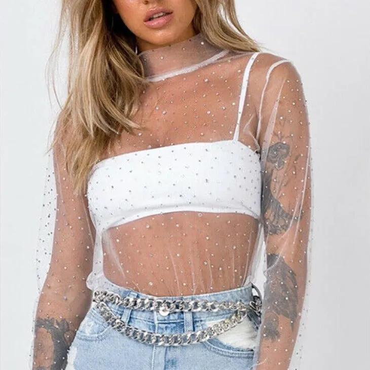 Vanity Lace Mesh T Shirt