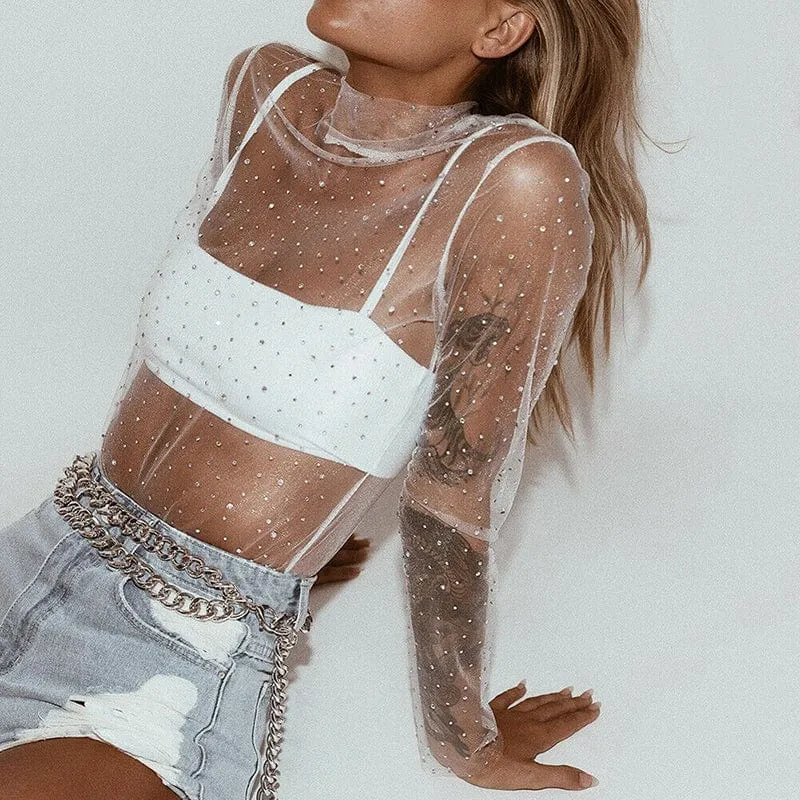 Vanity Lace Mesh T Shirt