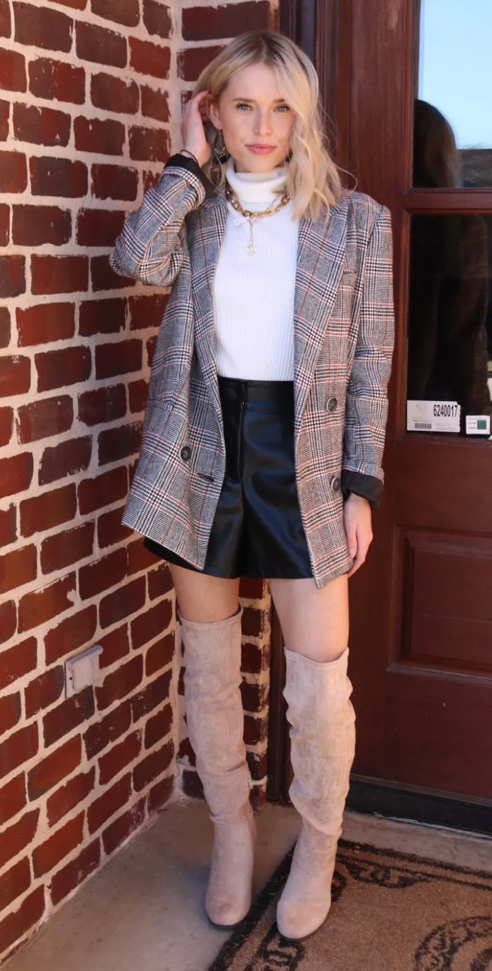 VITAL Glen Plaid Blazer Jacket