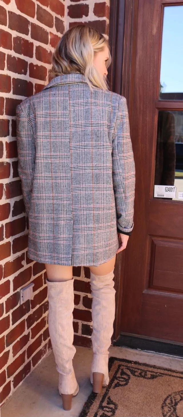 VITAL Glen Plaid Blazer Jacket
