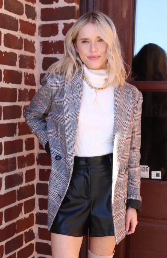 VITAL Glen Plaid Blazer Jacket
