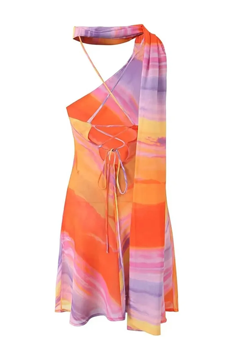 Vivid Perspective Graceful Mini Dress
