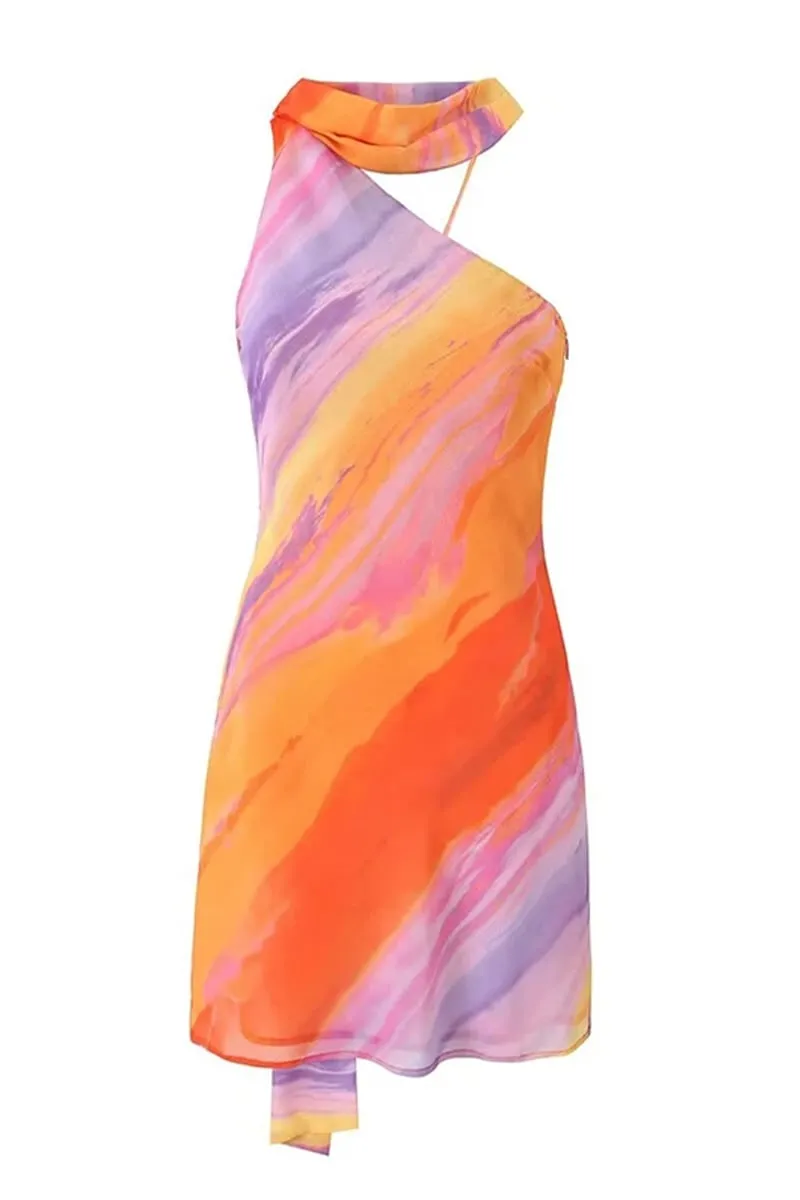 Vivid Perspective Graceful Mini Dress