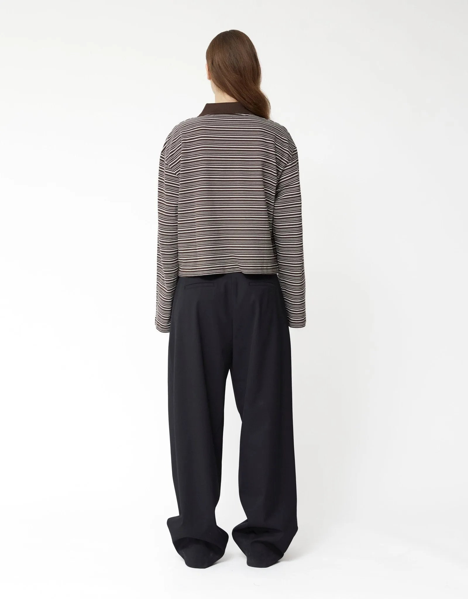 Wide Tuck Pants
